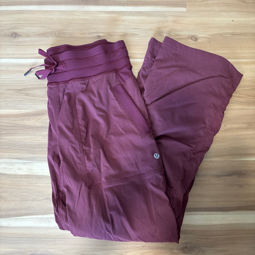 lululemon athletica Maroon Dance Studio Pants